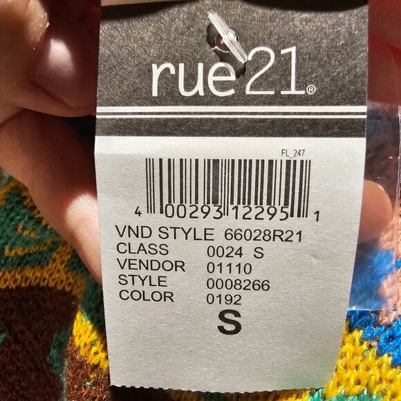 Rue21 SELF LOVE Sweater Vest Small Pink Knit Graphic Y2K Kawaii NWT - Picture 11 of 13